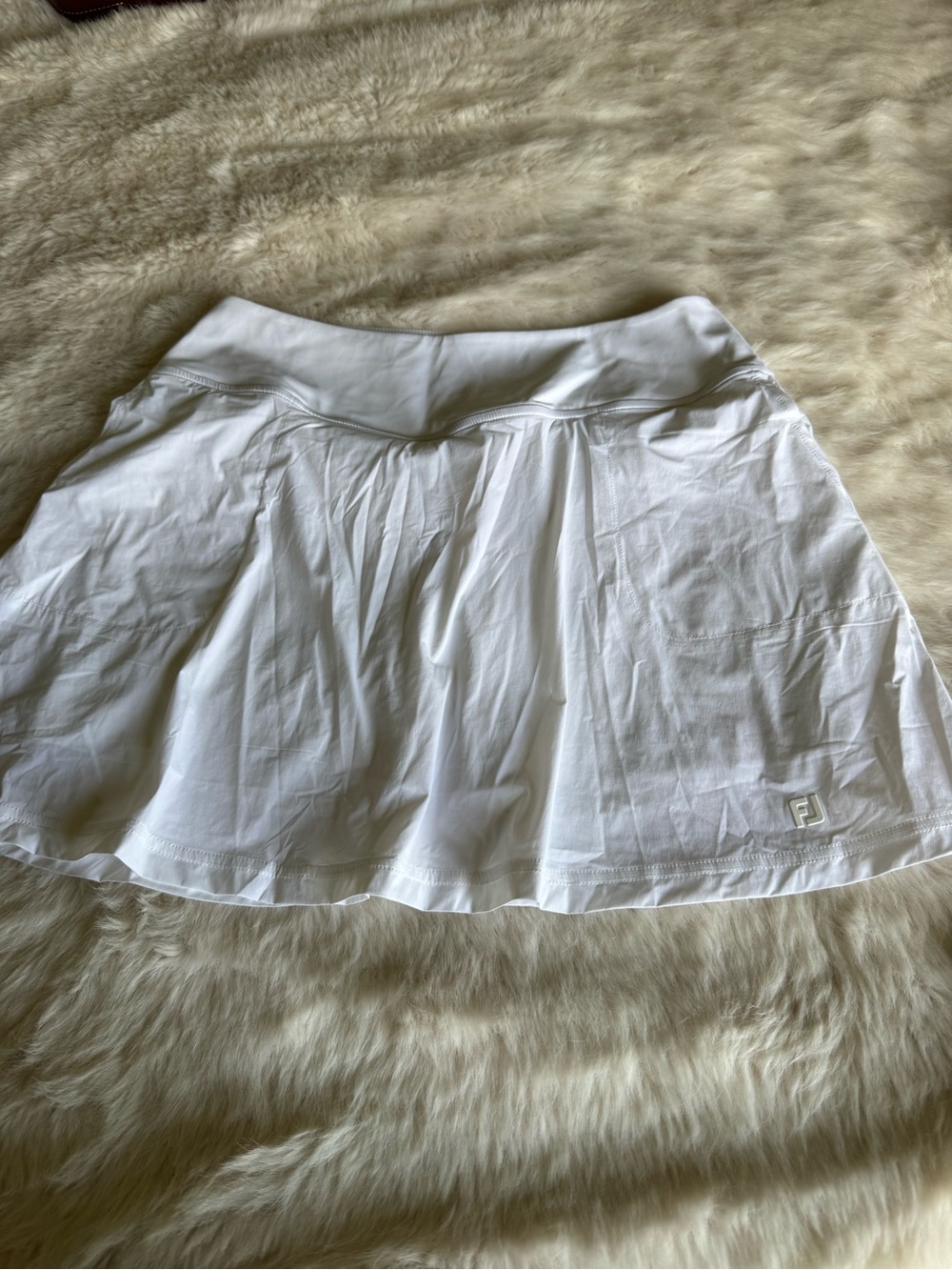 FootJoy White Women's Circle Skort - Athletic Tennis Skirt